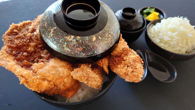 ソースかつ丼 縮小